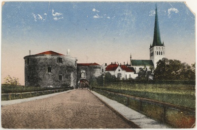 Postcard Tallinn Rannavaärav  duplicate photo