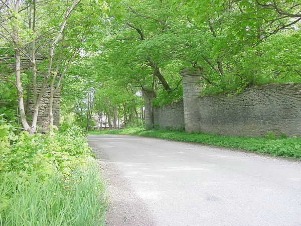 The border wall of Kunda Manor Lääne-Viru county Viru-Nigula municipality