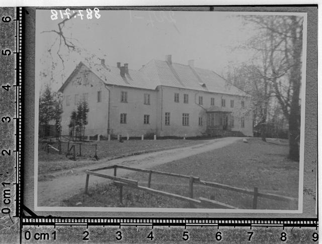 Öötla mõis (Oethel), härrastemaja esikülg 1938. Peetri khk