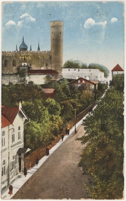 Postcard to Tallinn View Toompea  duplicate photo