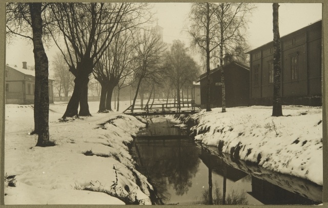 Raumanjoki in winter