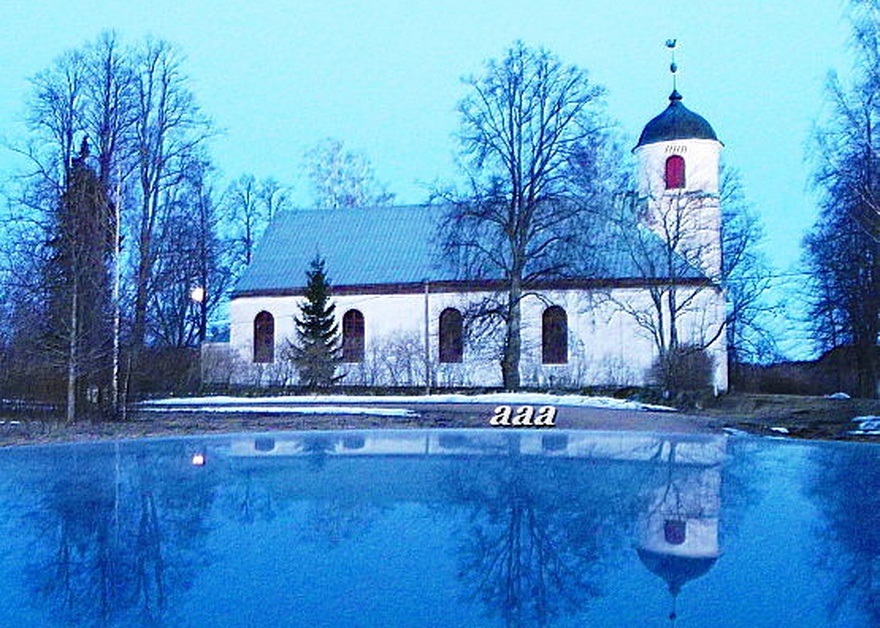 Kodavere Mihkli kirik, vaade põhjast rephoto