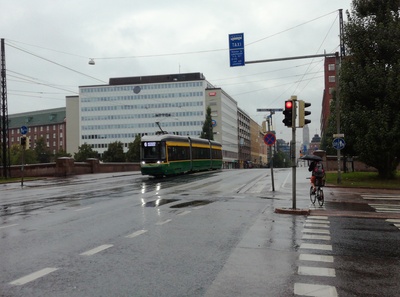 Helsinki Reign in 1918, checkpoint at the Pitkänsilla. rephoto