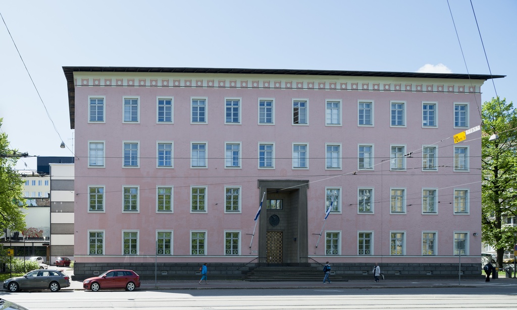 Työväenopisto, Helsinginkatu 26. Suunnittelija kaupunginarkkitehti Gunnar Taucher v. 1926.