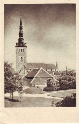 postkaart, Tallinn, Niguliste kirik  similar photo