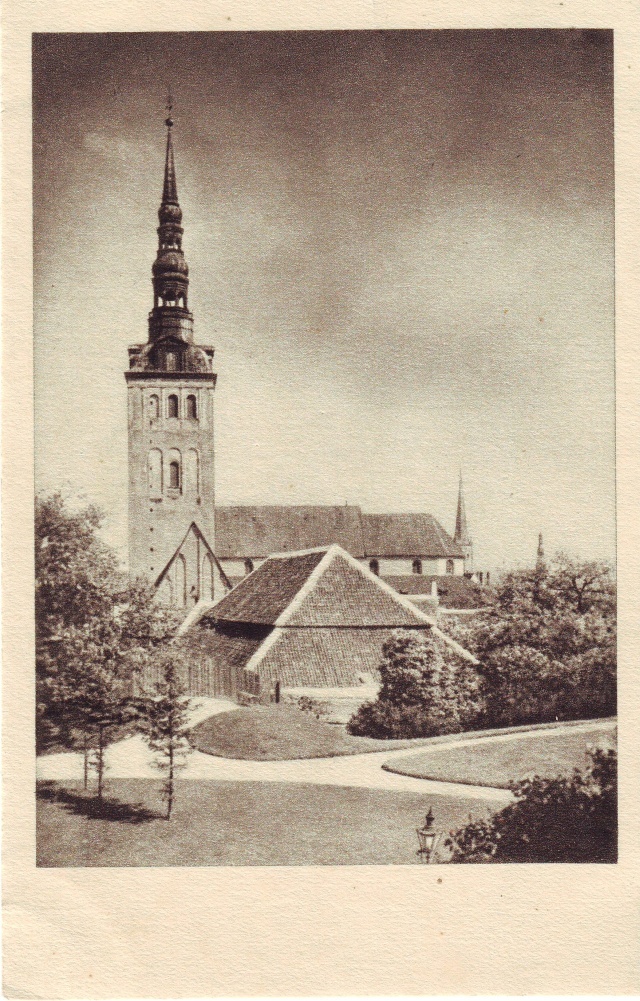 postkaart, Tallinn, Niguliste kirik