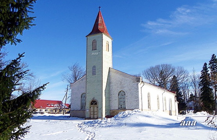 Kärdla Church before 1929. rephoto