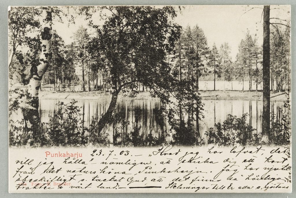 Pöllänlammen beach Pentti Niemi, rear left Kuikonniemi