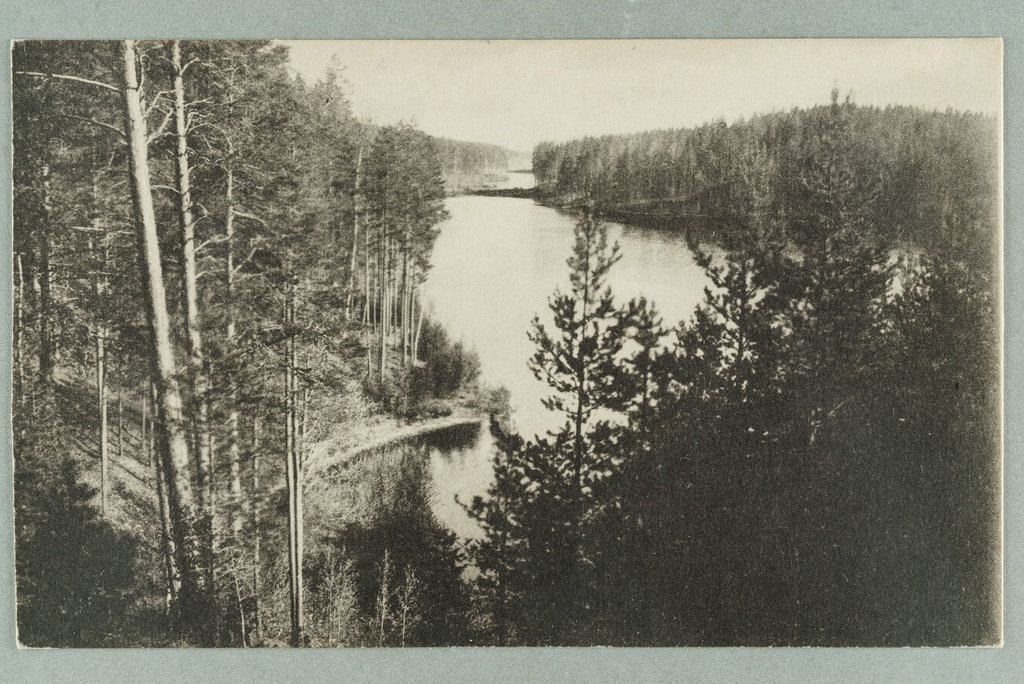 View line: interior trainee-Valkialampi train and Takaharju