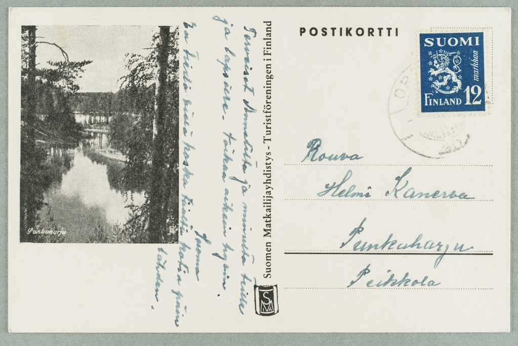 Near Runeberg's rubber to the Bay between Taka and Lammasharjui