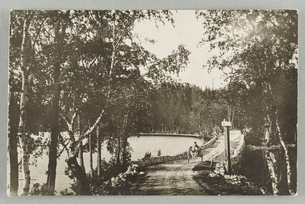 From stone to northwest (It was used as a model for aquarelli printing in the publication Fyra natur- sköna vyer från Finland - Four natural attractions from Finland. G. W. Ed- lunds förlag, Helsinki n. 1889)