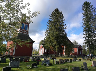 Oulaisten kirkko rephoto