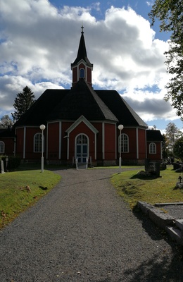 Oulaisten kirkko rephoto