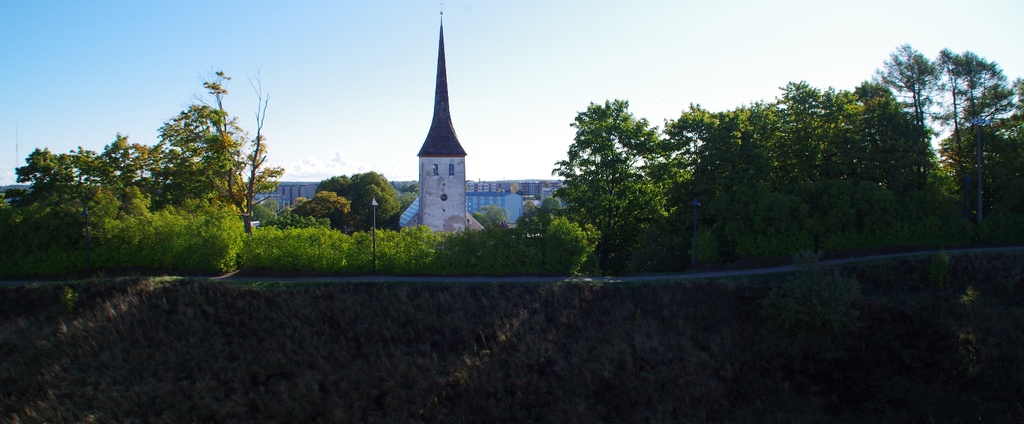 Vaade Rakvere Vallimäelt linnale rephoto