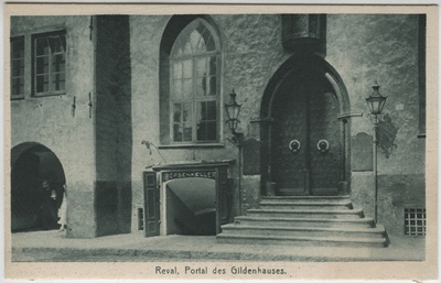 The portal of the Suurgild building and the entrance to the Börsikeld.  duplicate photo