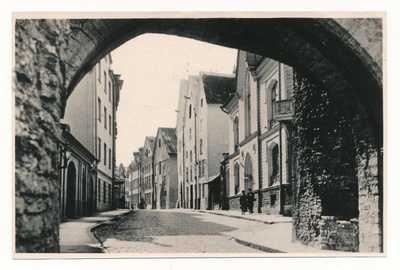 Postcard. Tallinn, Pikk Street. Album Hm 7956.  duplicate photo