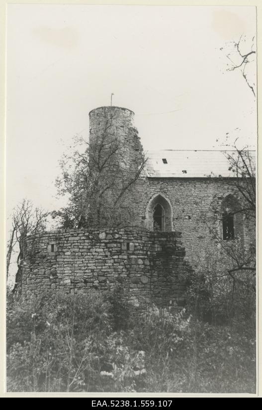 View of the Padise monastery from the north