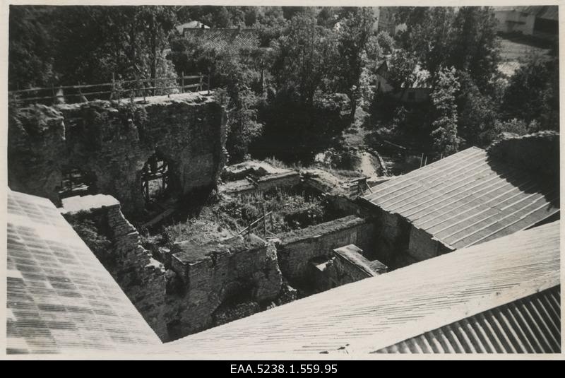 View from the Padise monastery's educational tower to the south