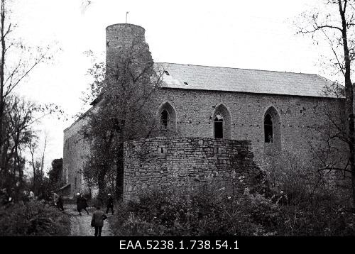 Padise monastery, view from the bottom