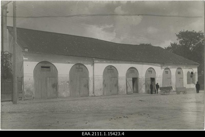 Former meat market cellars in Tartu, where the Bank of Riga was built in its place  similar photo