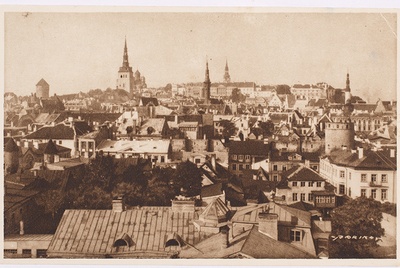 Tallinn, view of the Old Town  duplicate photo