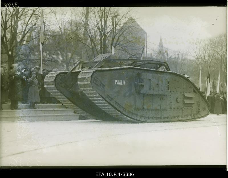 Tank Main parade on the Freedom Square.