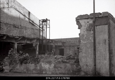 Ruins in Tallinn.  similar photo