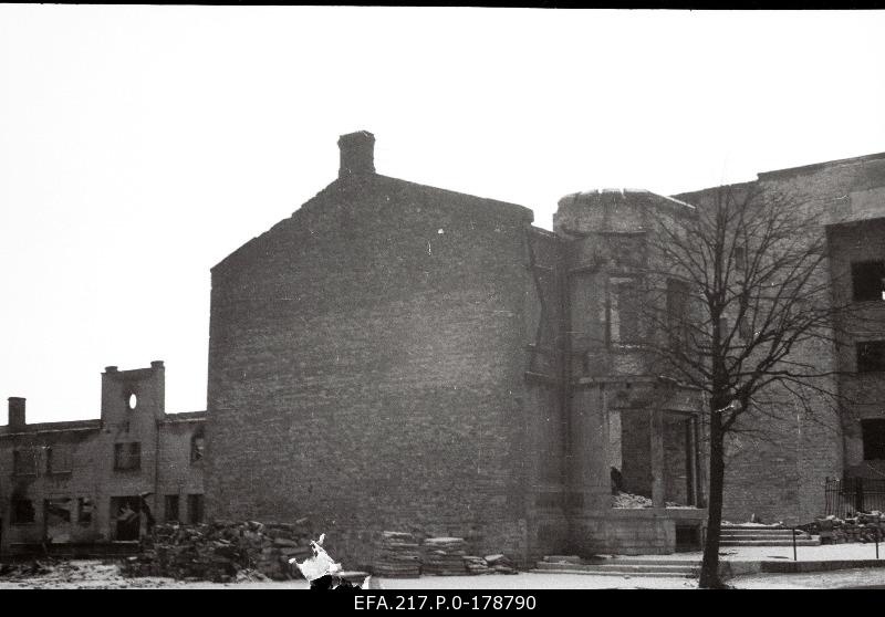 Broken building.