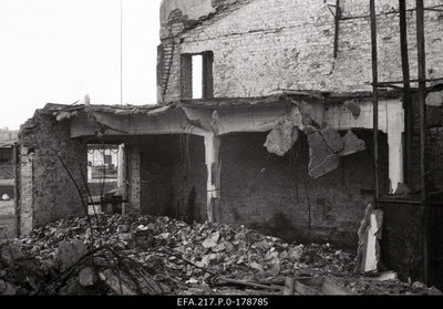 Ruins in Tallinn.  duplicate photo