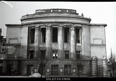 Broken theatre Estonia.  duplicate photo