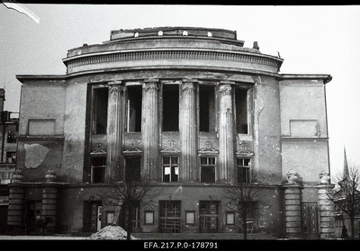 Broken theatre Estonia.  similar photo