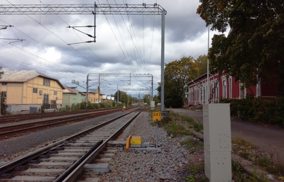 Rauma Railway Station and Railway Garden rephoto