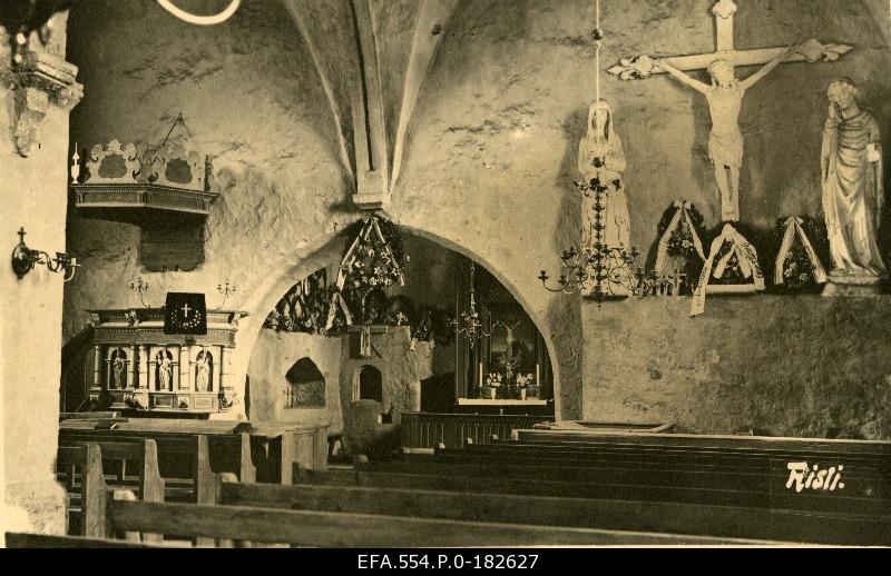 Interior view of the Church of Harju-Risti.