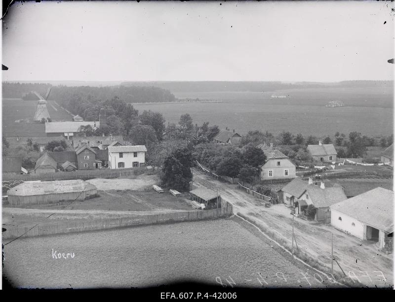 View of the Dog settlement from the church tower.