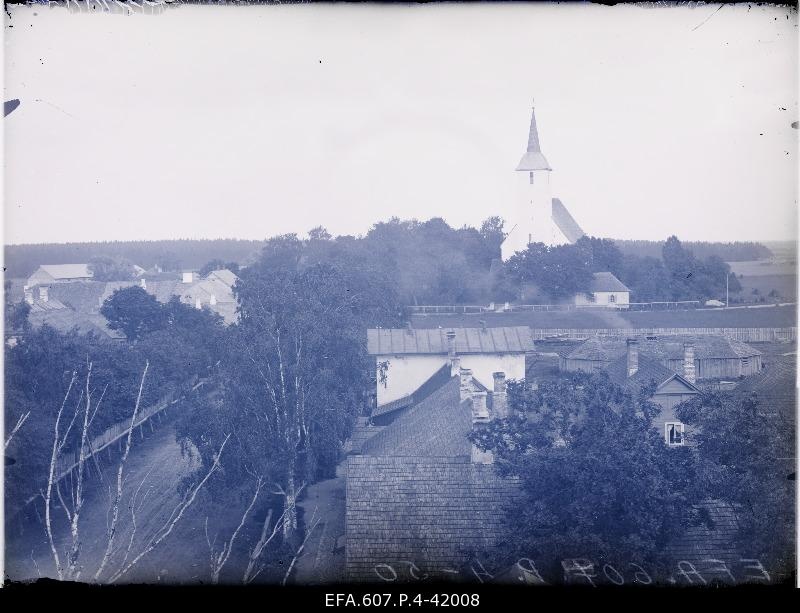 View of the Koeru settlement from the fire extinguishing tower.
