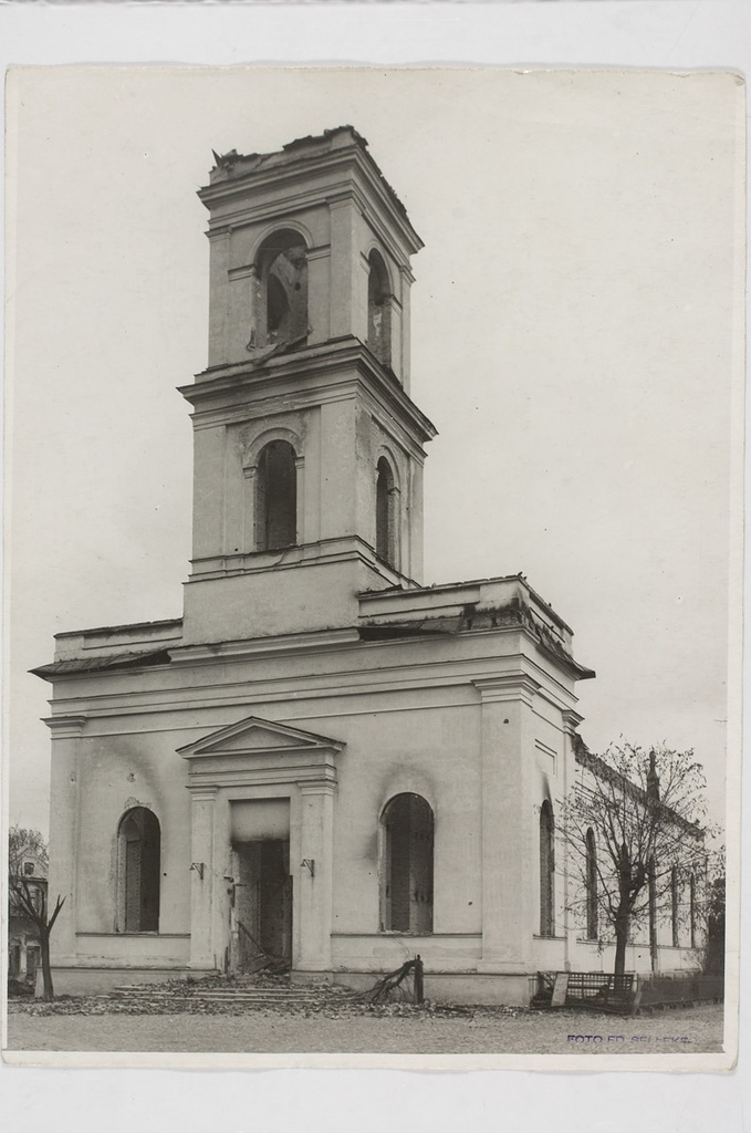 Burned Mary church growth. 1941. Tartu