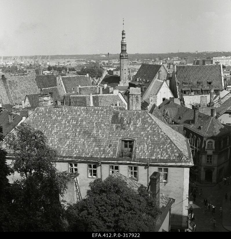 View at midday from Toompea to the Old Town.