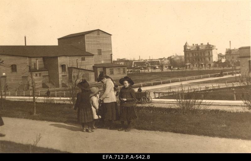 View of the area where Estonia Theatre and Concert Hall is built.