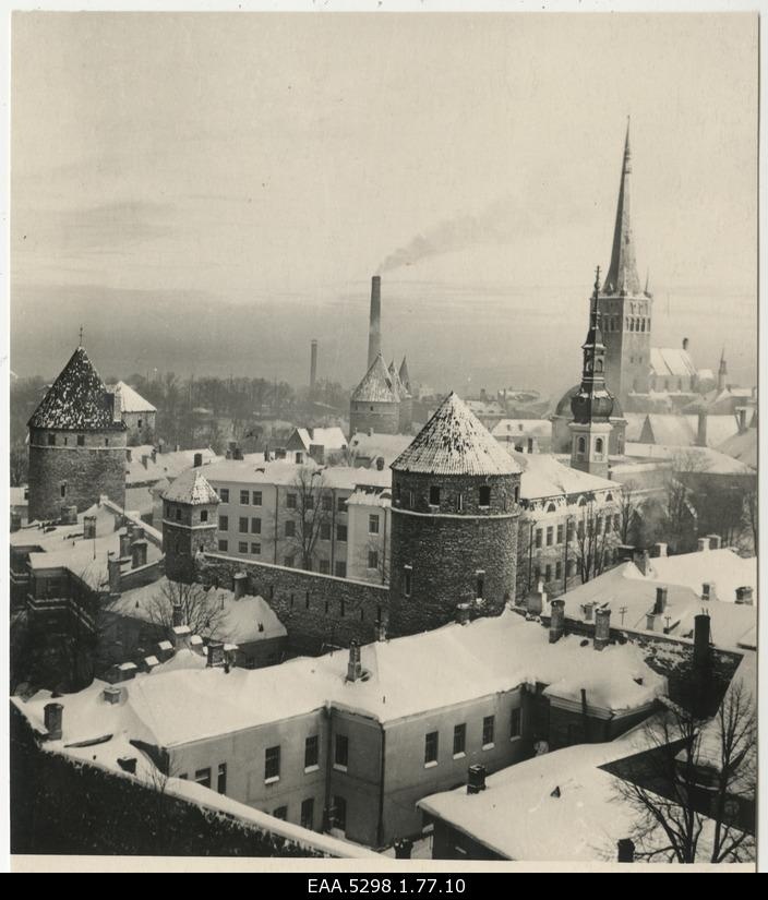 View from Toompea to Tallinn Old Town