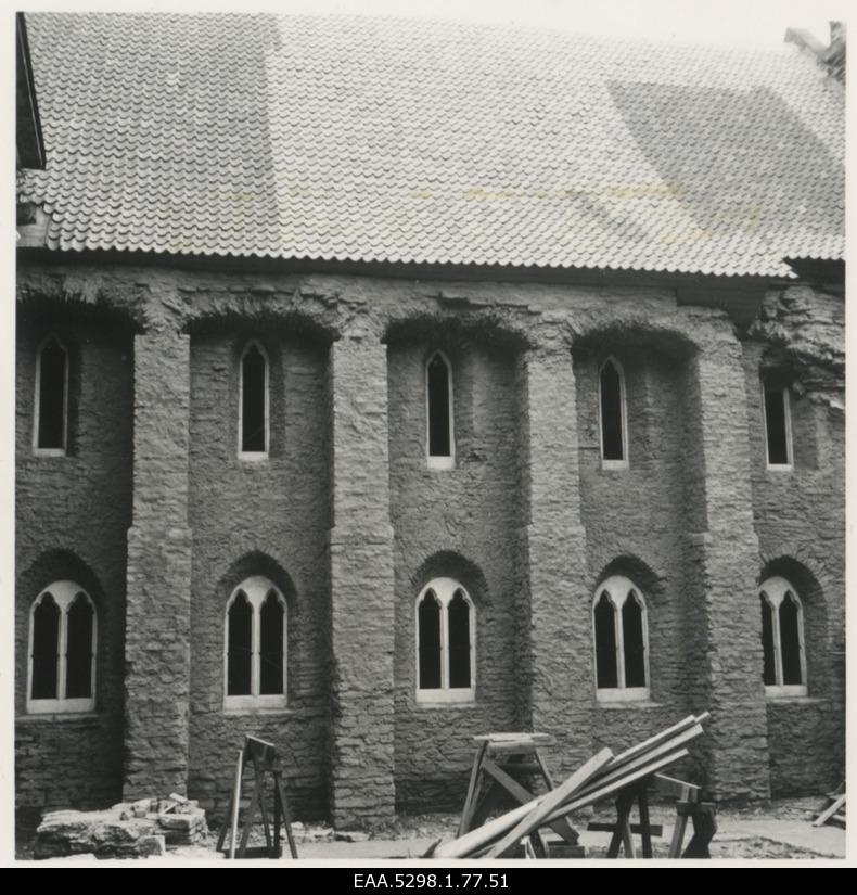 View of the Restored Part of the Tallinn Dominican Monastery