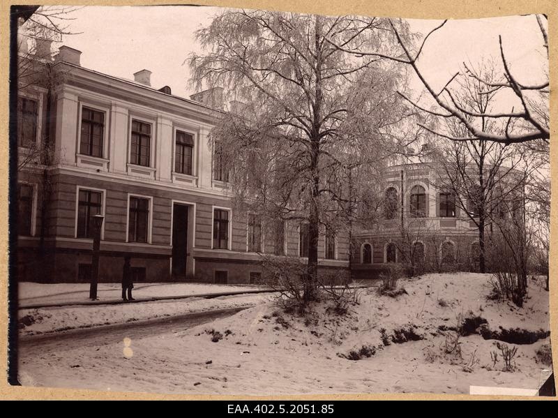 View from the side to the Old Anatomy of Tartu