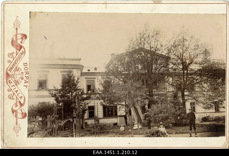 Max von zu Mühlen home at Jakobi tn. 41 In Tartu, view by the courtyard