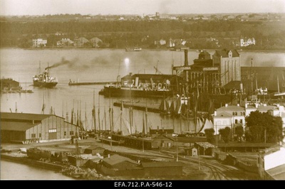 View of the port of Tallinn.  duplicate photo