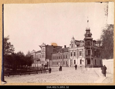 View of the meat shop (now Freedom pst.) And on the corner of Laia Street  duplicate photo
