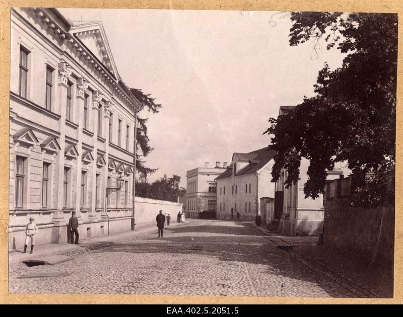 Wide street in Tartu