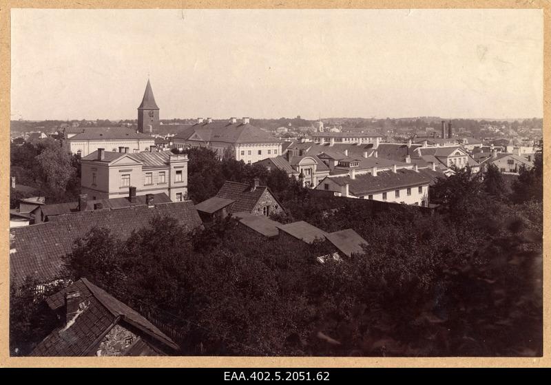 View from Toomemäe to university