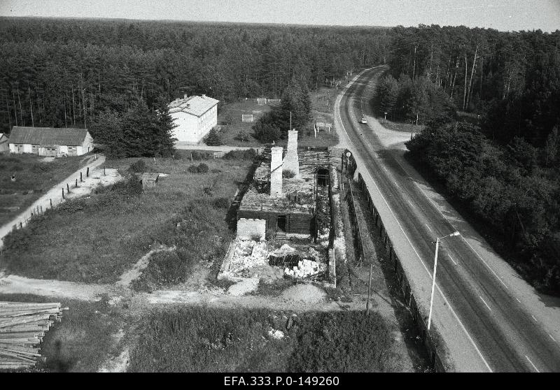 View Viitna in the staircase ruins two years after the fire.