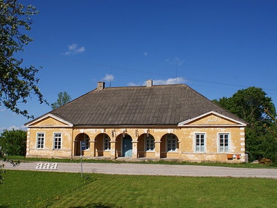 Main building of storm post station rephoto