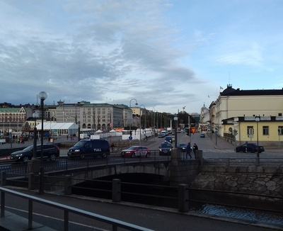 View to the Shopper from the direction of Katajanoka, right mm rephoto