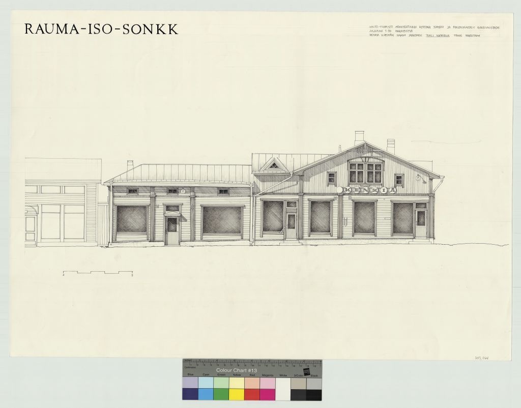 Large-Sonkin house, measurement drawing
